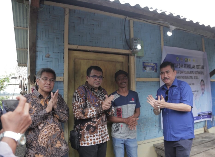 PLN UID Sumatera Utara Kembali Nyalakan 272 Warga Tidak Mampu di Kabupaten Serdang Bedagai