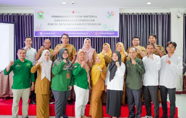 Pembinaan Statistik Sektoral dan Sosialisasi Penerapan Portal Satu Data Kabupaten Solok
