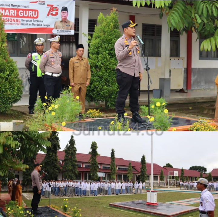 Sosialisasi Penuh Makna di SMKN 4 Padangsidimpuan, Kapolres AKBP Dudung Setyawan : Menatap Masa Depan Bersama