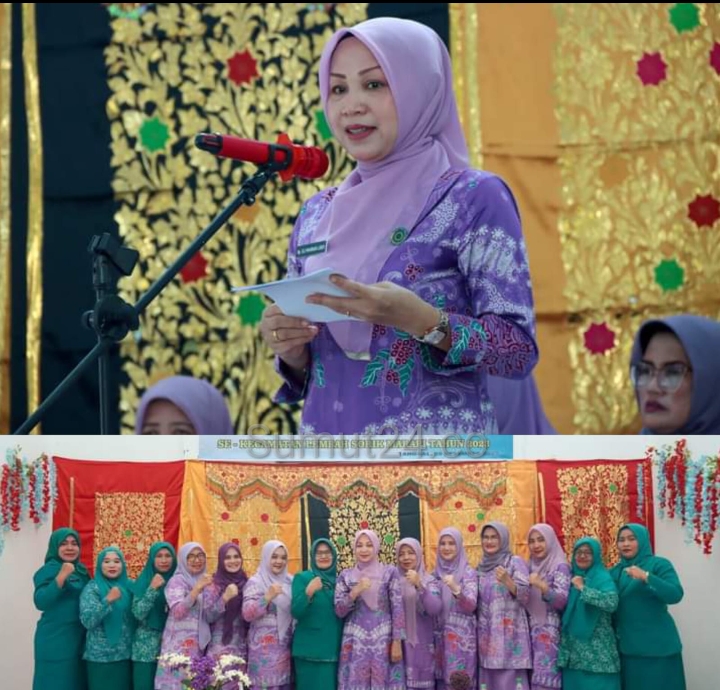 TP PKK Desa Kecamatan LSM Dilantik, Ini Pesan Eli Mahrani