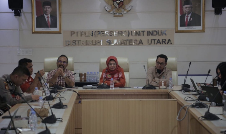 Polda Sumut Sosialisasikan Risk Assesment SMP di Kantor PLN UID Sumut