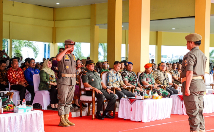 Apel Gelar Pasukan Jelang Pemilu, Pj Gubernur Sumut Pastikan Jajarannya Siap Jaga Ketentraman dan Ketertiban Umum
