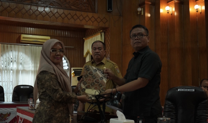 Wakil Bupati Asahan Ikuti Rapat Paripurna DPRD Asahan