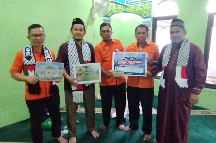 Baperoh Islam Kantor Pos KCU Medan dan Regional I Sumut Salurkan Donasi Palestina