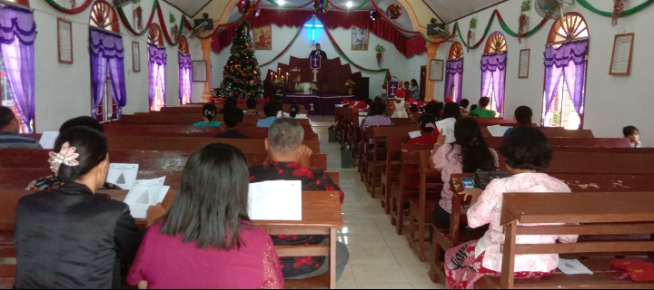 Personil Polsek Prapat Janji Berikan Pengamanan Natal SDN 010102