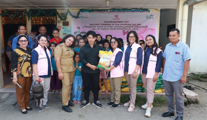 Sambut Natal 2023, Srikandi PLN UIP SBU Berbagi Kasih ke Panti Asuhan di Medan