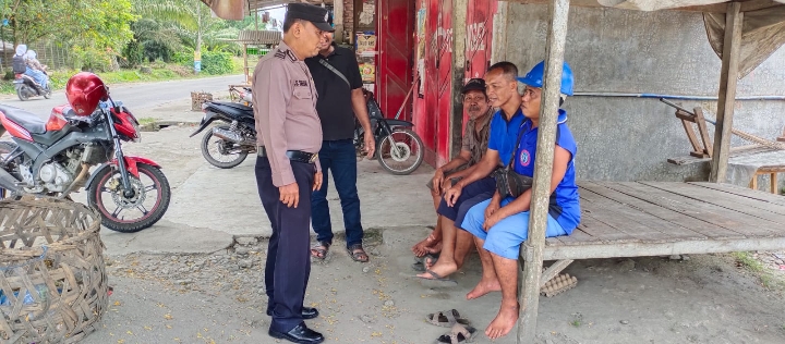 Polisi RW Polsek Prapat Janji Sambang Warga Binaan, Berikan Imbauan Kamtibmas