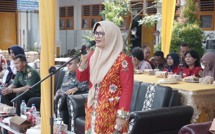 500 Anak Sekolah Dasar di Berikan Makanan Tambahan Dalam Kegiatan PMT-AS