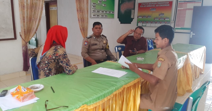 Peduli Dengan Warga Binaan, Bhabinkamtibmas Polsek Bandar Pulau Laksanakan Coolling System