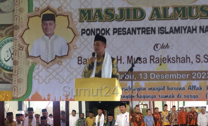 Musa Rajekshah Harapkan dan Keberkahan di Balik Peresmian Masjid Al Musannif ke-35 Paluta