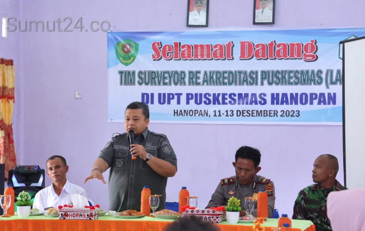 Puskesmas Hanopan Kecamatan Arse Di Re-Akreditasi, Ini Harapan Bupati Dolly Pasaribu