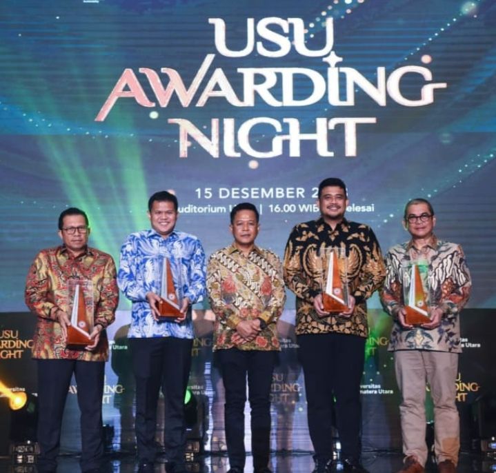 USU Awarding Night 2023: Bentuk Apresiasi Rektor untuk Prestasi Nasional dan Internasional