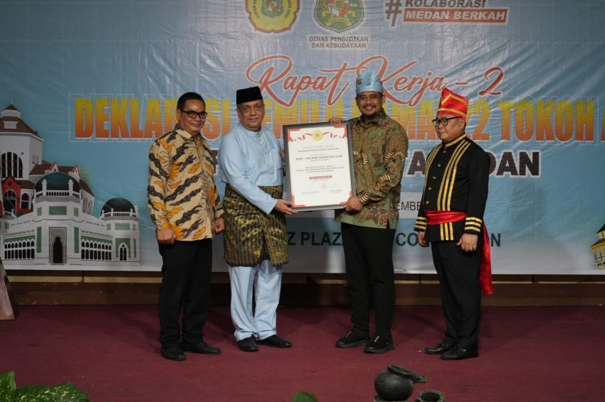 Wali Kota Medan Dinobatkan Sebagai Tokoh Peduli Budaya