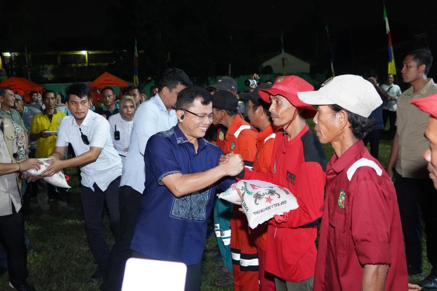 Kapolrestabes Medan Hadiri Malam Keakraban Peduli Deli di Lapangan Sejati