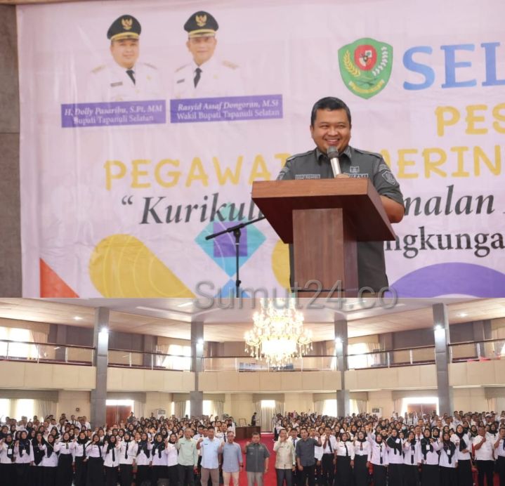 Bupati Dolly Pasaribu : Seluruh ASN Yang Tergolong P3K Harus Pahami Visi Misi dan Tugas Organisasi Demi Kemajuan Tapsel Kedepan