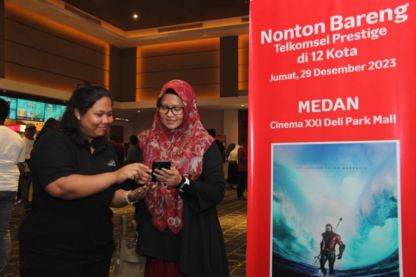 Telkomsel Gelar Nonton Bareng Aquaman Serentak di 12 Kota Melalui Program Loyalitas Telkomsel Prestige