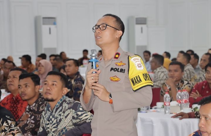 Wakapolres Asahan Hadiri Kegiatan Rapat Koordinasi Kesiapan Pemilihan Umum Tahun 2024