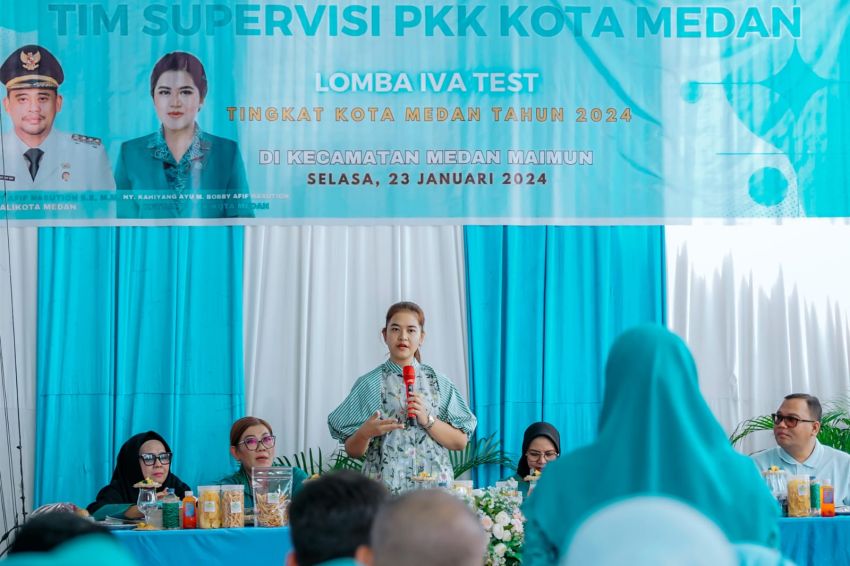 Cegah Kanker Serviks, Ny Kahiyang Ayu Minta Setiap Lingkungan Disediakan Rumah IVA Test