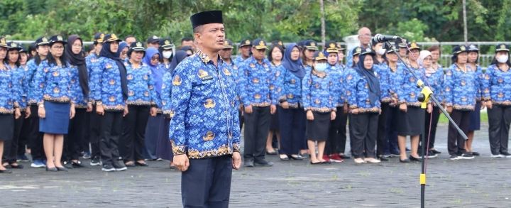 ASN Pemkab Simalungun Laksanakan Upacara Hari Kesadaran Nasional