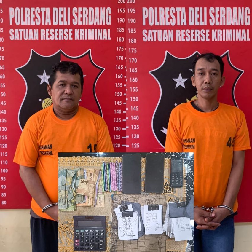 Jatanras Polresta Deli Serdang Ringkus Jurtul dan Rekap Togel