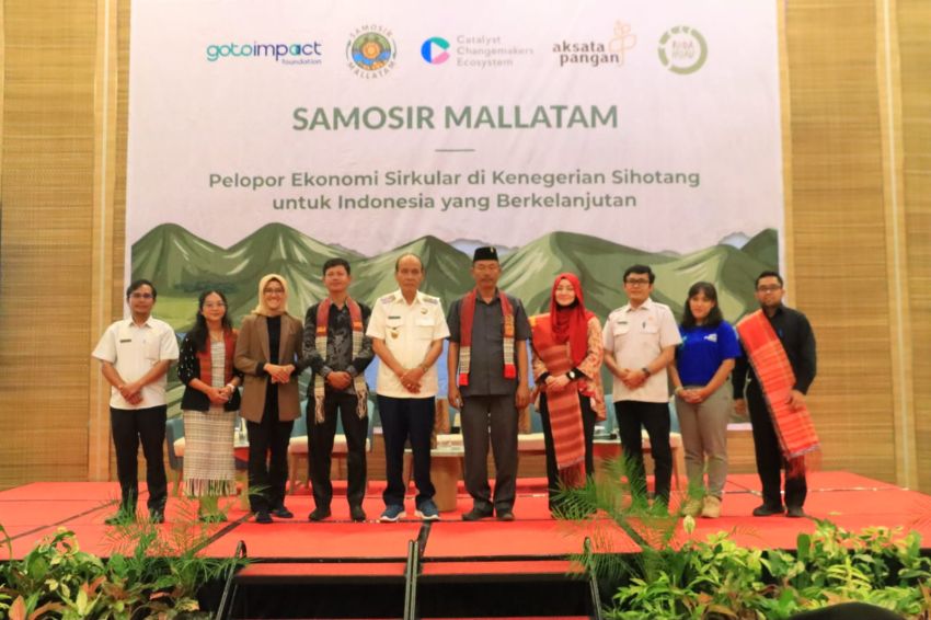 Wakil Bupati Samosir Launching Program Samosir Mallatam.