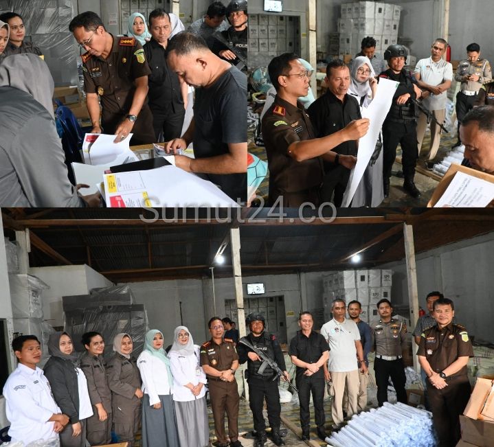 Kajari Padangsidimpuan Sidak dan Pantau Gudang Logistik KPU Kota Padangsidimpuan