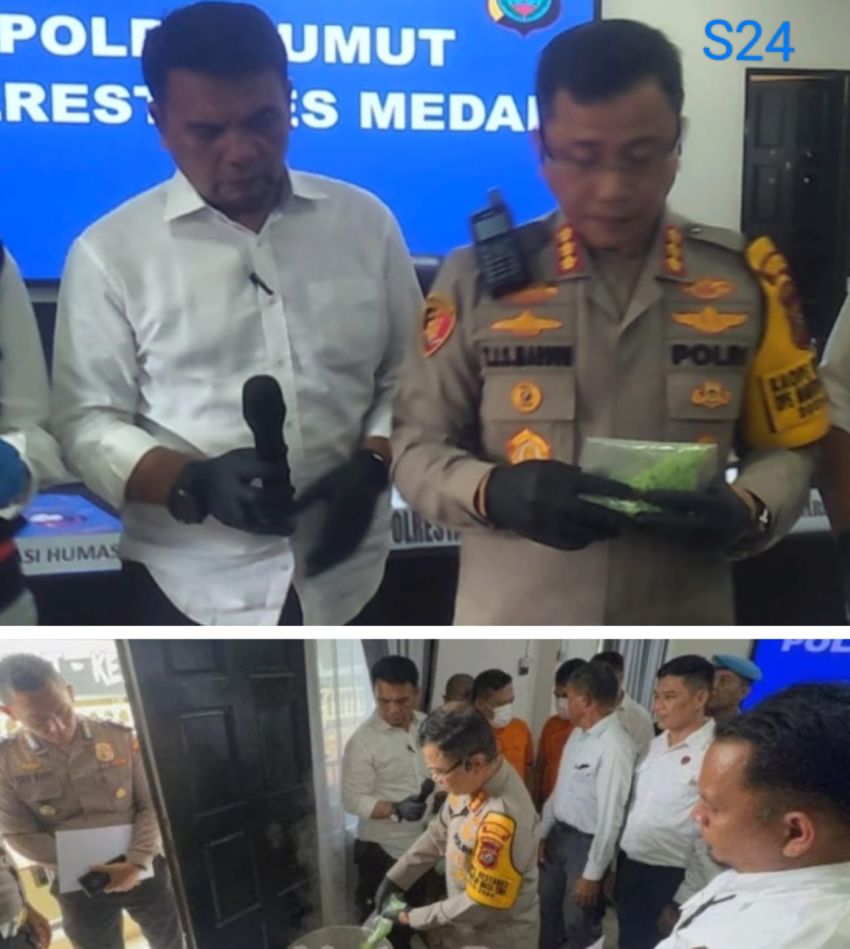 14 Ribu Lebih Ekstasi Tangkapan Dari 3 Tersangka Dimusnahkan Polrestabes Medan