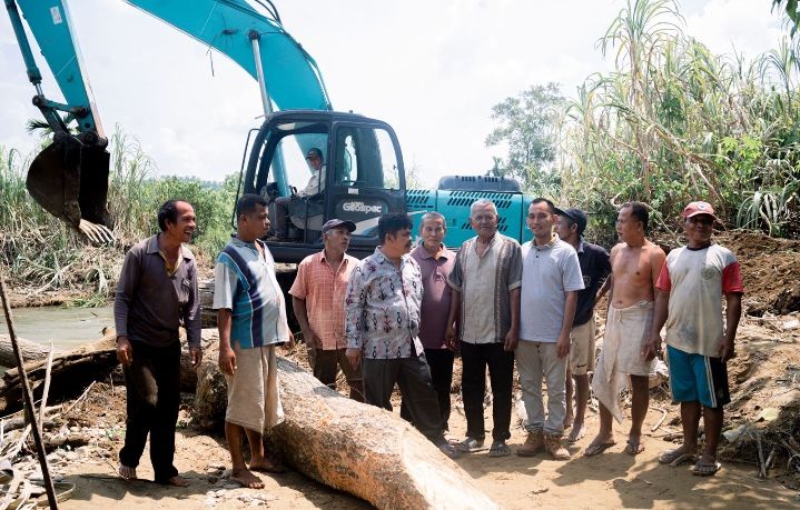 Lebih 50 Hektare Sawah di Saba Tonga Kembali Bisa Dialiri