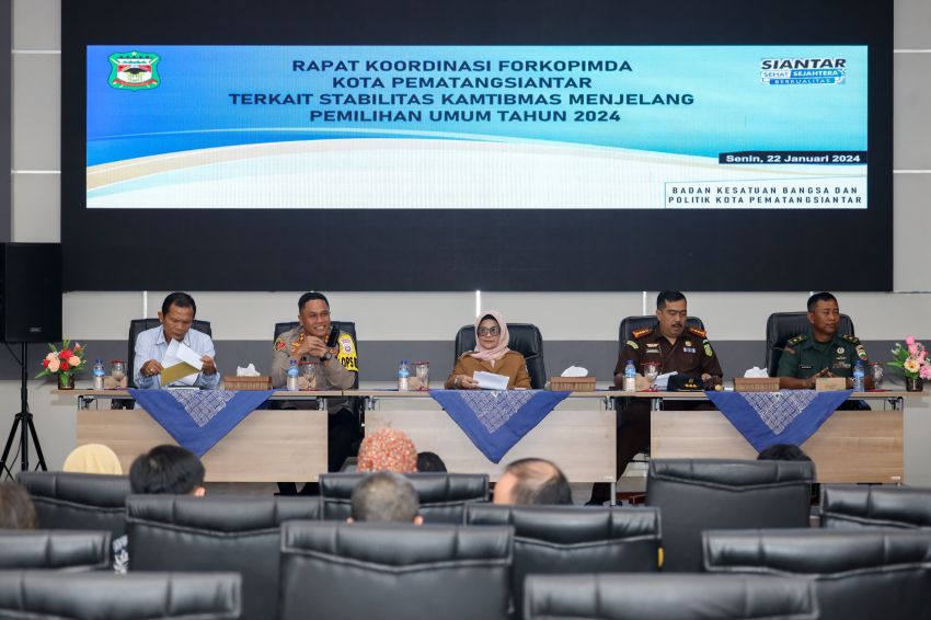 Wali Kota memimpin Rapat Kordinasi