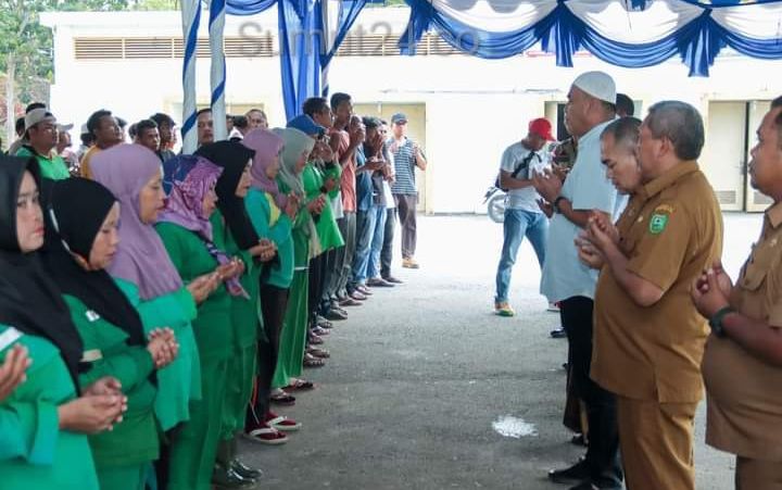 Bupati Sukhairi Nasution di Depan 'Pasukan Hijau': Doakan Pemkab Madina Selalu Baik