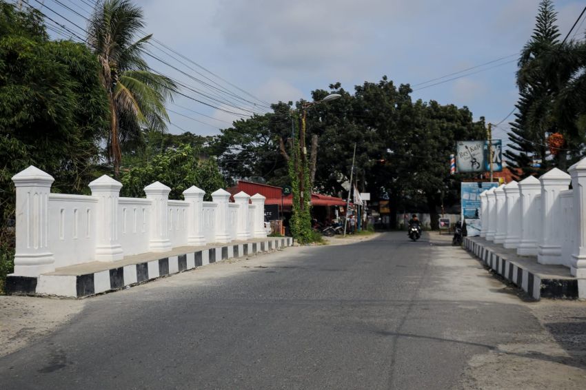 Jembatan di Medan Perjuangan Selesai Diperbaiki, Warga Dilarang Buang Sampah ke Sungai