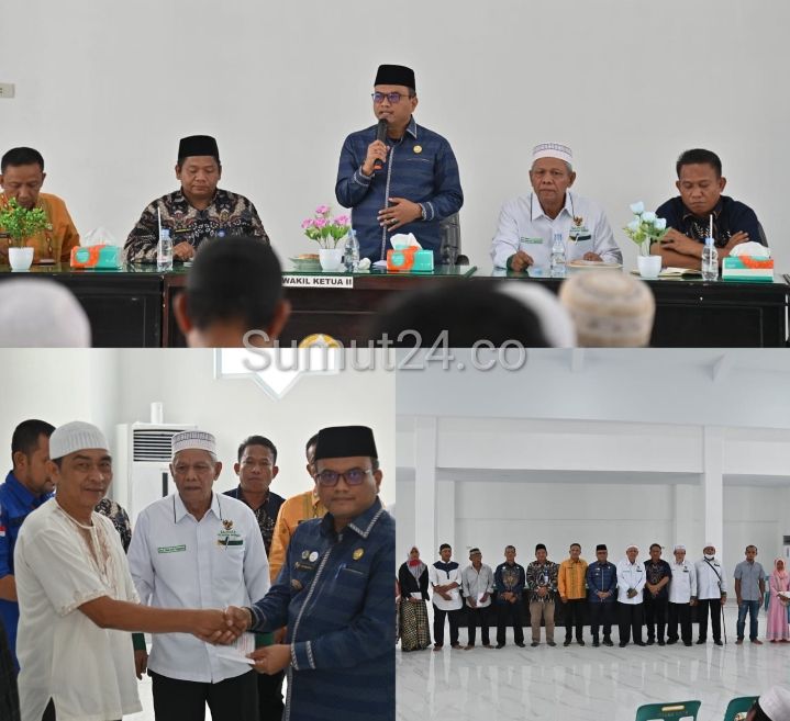 Pj Walikota Padangsidimpuan Serahkan Zakat Infaq & Shodaqoh (ZIS)