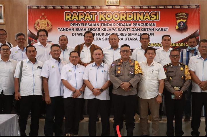 Intensifikasi Koordinasi Polres Simalungun dan Pihak Perkebunan untuk Memerangi Pencurian Hasil Bumi