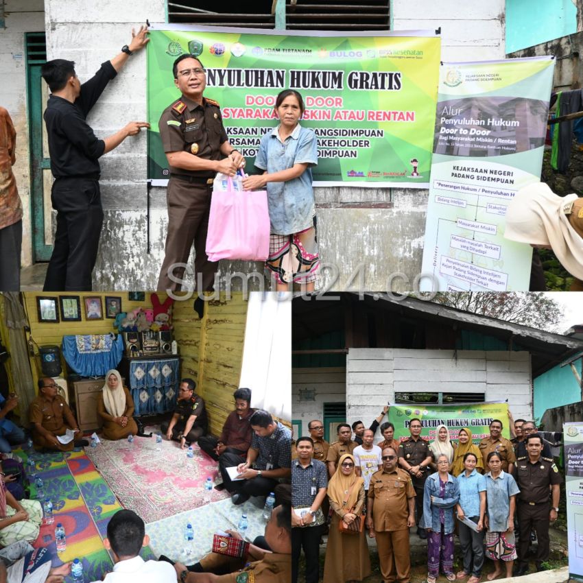 Door To Door Penyuluhan Hukum Gratis,Kejari Padangsidimpuan Membuka Pintu Pelayanan Hukum