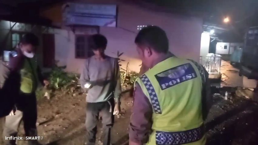 Minimalisir Aksi Kejahatan, Kapolsek Medan Baru Kompol Yayang Rizky Pimpin Patroli Malam