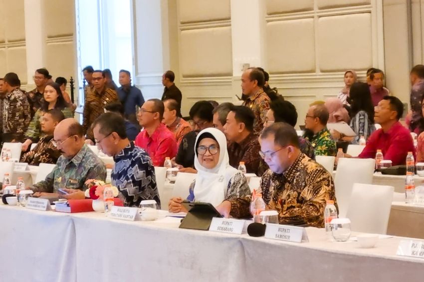 Wali Kota menghadiri Rapat Koordinasi Lintas Sektor (Rakor Linsek) bersama Kementerian ATR/BPN