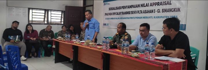 PLN UPP SBU 4 Sosialisasikan Penyampaian Nilai Appraisal di Seputar Proyek PLTA Asahan 3