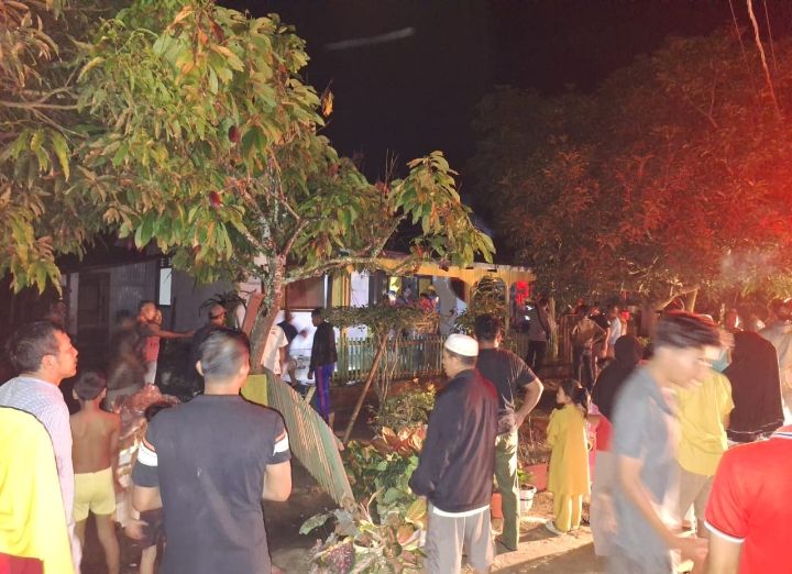 2 Rumah Milik Karyawan PT BSP Kuala Piasa Hangus Terbakar