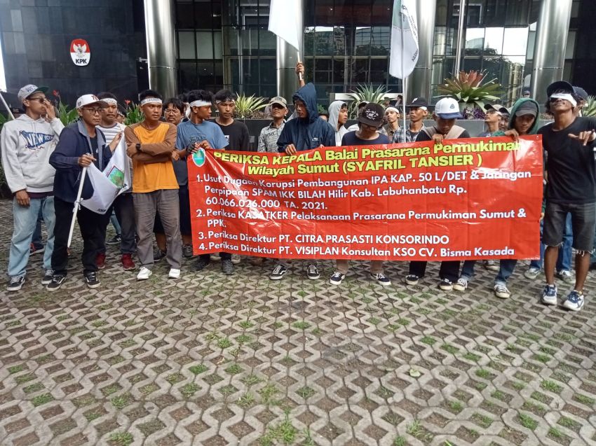 FMPB-SU Desak KPK RI Usut Proyek IPA IKK Bilah Hilir. Rp. 60.066.026.000.