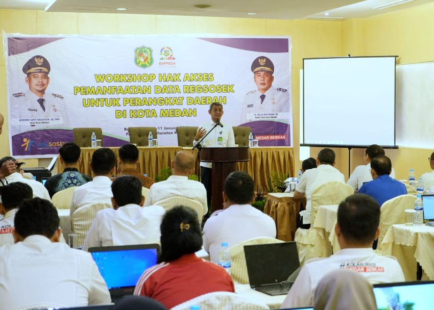 Buka Workshop Hak Akses Pemanfaatan Data Regsosek, Sekda Berpesan Agar Hati-Hati Dalam Menggunakan Data