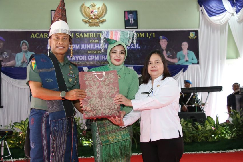 Perwakilan Wali Kota hadiri acara pisah sambut Dandenpom I/1 Pematang Siantar