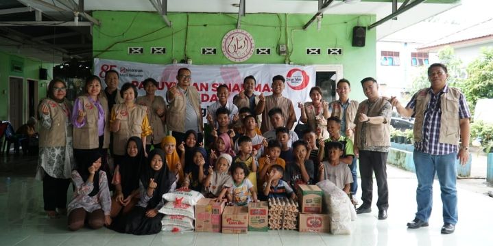 Paguyuban Sinarmas Sumut Berbagi Sembako Ke Panti Asuhan Daarul Hamid As – Salam
