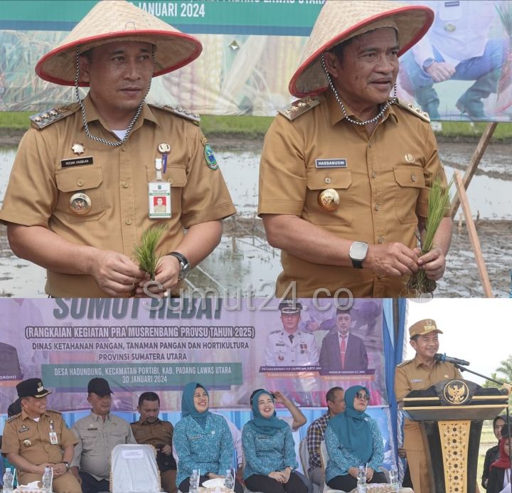 Pj Gubsu Kunker ke Paluta, Hassanudin : Kolaborasi Provinsi dan Kabupaten Diharapkan Berjalan Lancar Sukseskan Pemilu 2024