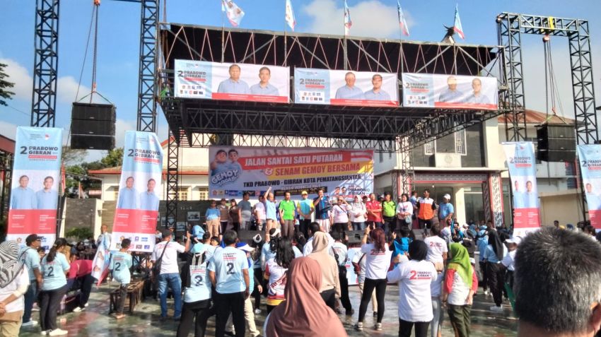 Cakra Buruh 02 Sumut Mendukung Prabowo-Gibran Satu Putaran