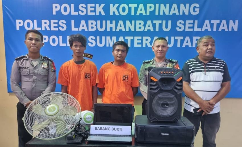 Polres Labusel Ungkap Kasus Pembobolan Sekolah di Blok Songo