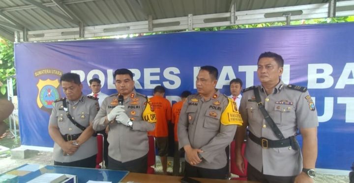 Polres Batubara Tangkap Dua Pembawa Sabu 1 Kg