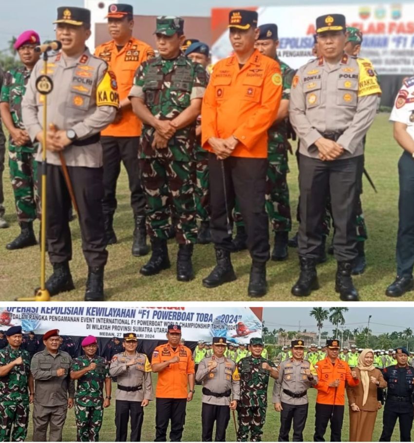 1.170 Personel Gabungan Amankan Event Powerboat 2024 Ini Penekanan Kapolda Sumut
