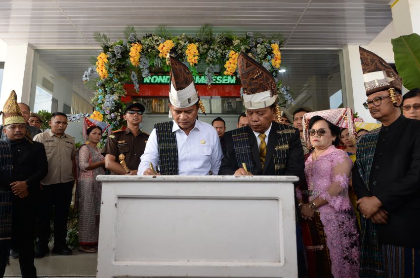 Resmikan RSUD Tuan Rondahaim Pematangraya,  *Pj Gubernur Sumut Tekankan Pentingnya Rasio Kesediaan Tempat Tidur*