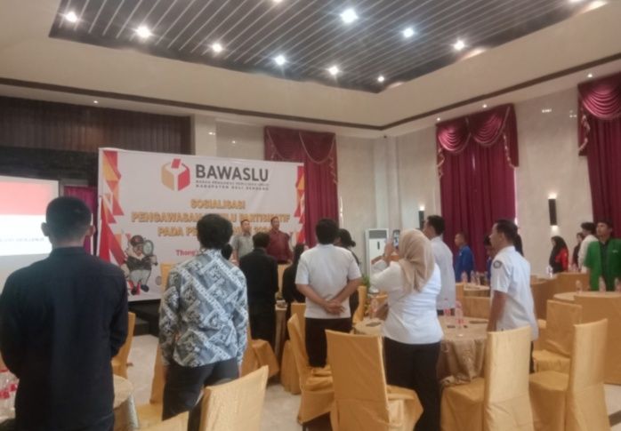 Bawaslu Gelar Sosialisasi Pengawasan Pemilu Partisipatif Pada Pemilu Tahun 2024, Kedaulatan Negara Ditangan Rakyat