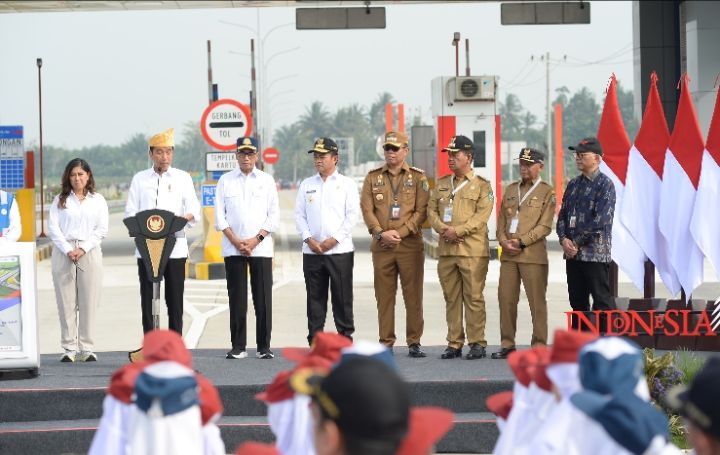 Dua Ruas Tol Diresmikan Presiden Joko Widodo